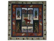Patch Magic QTMOOS Moose Quilt Twin 65 x 85 in.