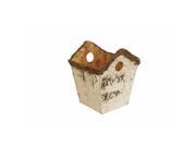 Wald Imports 8842 5P SP6 5 in. Birch Birdhouse Planters Set of 6