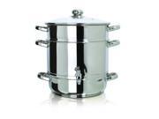 Euro Cuisine EUEC9500 Stainless Steel Stove Top Steam Juicer