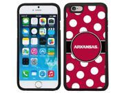 Coveroo 875 9376 BK FBC Arkansas Polka Dots Design on iPhone 6 6s Guardian Case