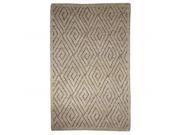 Jaipur RUG129874 8 x 10 ft. Contemporary Tribal Pattern Wool Area Rug Ivory Gray
