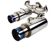 Spec D Tuning MFCAT2 MIA06T SD Catback Exhaust System with Burnt Tip for 06 to 08 Mazda Miata 14.75 x 16 x 23.25 in.