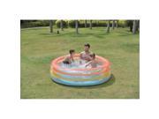NorthLight 73.5 in. Vibrantly Colored Inflatable Swimming Pool with Translucent Walls