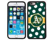 Coveroo 875 6730 BK FBC Oakland Athletics Polka Dots Design on iPhone 6 6s Guardian Case