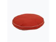 Carolina Pet Company 1306 Classic Cotton Canvas Round A Bout Pet Bed Red 35 in.