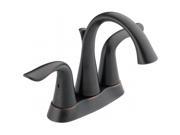 Delta Faucet 034449686198 Lahara Two Handle Centerset Lavatory Faucet Venetian Bronze