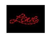 NorthLight 22 in. LED Lighted Red Love Valentines Day Window Silhouette Decoration