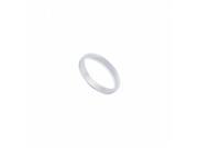 Fine Jewelry Vault UBVNCHR300PTRS4.5 Platinum 3 mm Half Round Non Comfort Fit Wedding Band Size 4.5