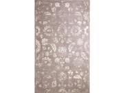 DynamicRugs AV2488803900 88803 Avalon Collection 2 x 4 in. Traditional Rectangle Rug Silver Ivory
