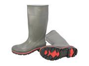 Servus 617 75102 GYM 090 Size 9 PRO Gray 15 in. PVC Knee Boots