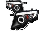 Spec D Tuning 2LHP EDG07JM TM Projector Headlight for 07 to 10 Ford Edge Black 15 x 23 x 24 in.