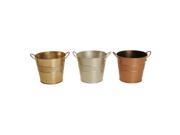Wald Imports 8697 5P SP6 5 in. Assorted Metallics Pot Covers