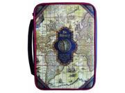 Divinity Boutique 102476 Bible Cover Nautical Map X Large