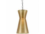Angelo Lighting 8580 1P Aimee Mini Pendant Crafted Recycled Woven Gold Plastic