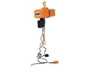 Vestil H 2000 1 1 Phase Economy Hoist Chain with Container 2000 lbs
