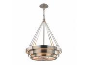 ELK Group International 32226 8 Chronology 8 Light Chandelier Brushed Stainless Polished Stainless 38 x 29 x 29 in.