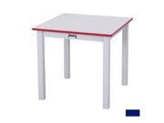 RAINBOW ACCENTS 56216JC003 SQUARE TABLE 16 in. HIGH BLUE