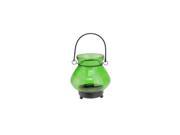 NorthLight 4.75 in. Transparent Green Glass Mini Tea Light Candle Lantern Decoration