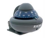 Ritchie Compass X 10 M Gray Ritchiesport Bracket Mount with 12 Volt Lighting