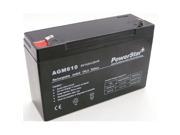 PowerStar AGM610 108 6V 10Ah Sealed Lead Acid Battery For Emergency Lighting Security