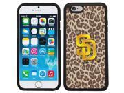 Coveroo 875 8519 BK FBC San Diego Padres Leopard Print Design on iPhone 6 6s Guardian Case