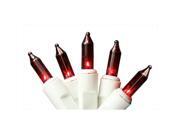NorthLight Battery Operated Red Mini Christmas Lights - White Wire, Set 10 NorthLight Battery Operated Red Mini Christmas Lights - White Wire, Set 10