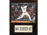 MLB 12 x15 Max Scherzer Detroit Tigers Player Plaque