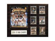 CandICollectables 1620NBA15 NBA 16 x 20 in. Golden State Warriors 2014 2015 NBA Champions Plaque