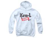 Trevco Ken L Ration Ken L Club Youth Pull Over Hoodie White XL