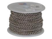 Jandorf Specialty Hardware 88430 100 ft. No.6 Brass Plated Steel Beaded Chain