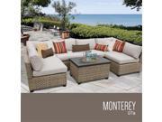 TKC Monterey 7 Piece Outdoor Wicker Patio Furniture Set