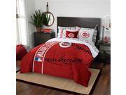 Northwest NOR 1MLB846000007RET Cincinnati Reds Soft Cozy MLB Full Comforter Bed in a Bag 76 x 86 in.