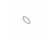 Fine Jewelry Vault UBPTR100D2263 101RS4 Platinum Diamond Eternity Band 1 CT Wedding Bands Second Wedding Anniversary Rings Size 4