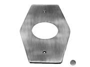 Westbrass D503 62 1 Hole Remodel Plate for Mixet in Powder Coat Flat Black