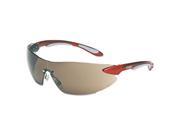 Sperian Protection Americas S4411 Ignite Eyewear Red Silver Frame Gray Lens