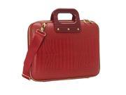Bombata BA0002 5 15 in. Gold Cocco Laptop Brief Red