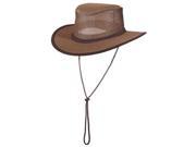 Dorfman Pacific STC205 WLNT3 Stetson Stetson Mesh Covered Hat Walnut Large