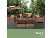 TKC Laguna 8 Piece Outdoor Wicker Patio Furniture Set