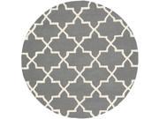 Artistic Weavers AWDN2022 6RD Pollack Keely Round Hand Tufted Area Rug Charcoal 6 ft.