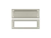 Deltana MS626U15 8.87 in. Mail Slot with Interior Frame Satin Nickel Solid Brass 50 Case