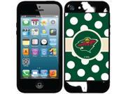 Coveroo Minnesota Wild Polka Dots Design on iPhone 5S and 5 New Guardian Case