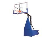 First Team Storm Supreme Steel Acrylic Portable Basketball System With Regulation Size Backboard Kelly Green