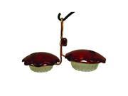 Birds Choice CDC RED Copper Double Cup Hummingbird Feeder