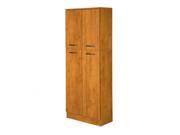 South Shore 10103 Axess 4 Door Storage Pantry Country Pine