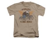 Trevco Popeye King Of The Road Short Sleeve Juvenile 18 1 Tee Sand Large 7