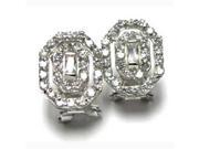 Dlux Jewels vermail Sterling Silver Cubic Zirconia Earrings