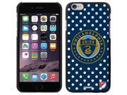 Coveroo Philadelphia Union Polka Dots Design on iPhone 6 Microshell Snap On Case