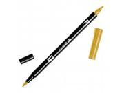 Tombow 56503 Dual Brush Pen Yellow Gold