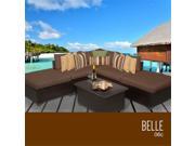 TKC Belle 6 Piece Outdoor Wicker Patio Furniture Set