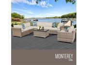 TKC Monterey 8 Piece Outdoor Wicker Patio Furniture Set
